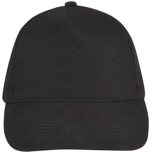 SOLS Unisex Sunny 5 Panel Baseball Cap / Dark Gray - Picture 4 of 5